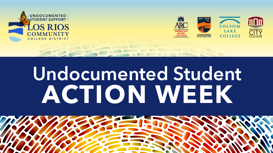Undocumented Student Action Week graphic